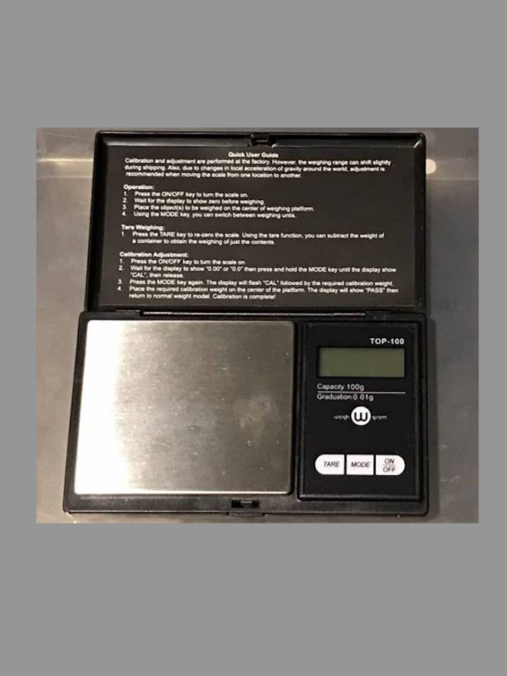 TOP Portable Weigh Gram Digital Scale